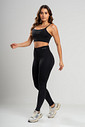 Conjunto Feminino Fitness Legging e Top Preto