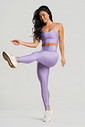 Conjunto Feminino Fitness Legging e Top Lilás