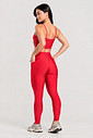 Conjunto Fitness Legging Bolso Lateral e Top Vermelho Conjunto Fitness Legging Bolso Lateral e Top Vermelho
