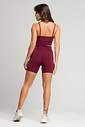 Conjunto Feminino Fitness Shorts e Top Bordô Conjunto Feminino Fitness Shorts e Top Bordô
