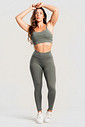 Conjunto Feminino Fitness Legging e Top Chumbo