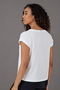 Blusa Básica Feminina Off White