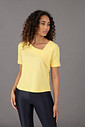 Blusa Feminina Gola Assimétrica Amarelo