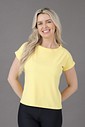 Blusa Básica Feminina Amarela Blusa Básica Feminina Amarela