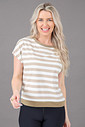 Blusa Feminina Listrada Caqui