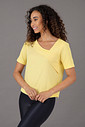 Blusa Feminina Gola Assimétrica Amarelo
