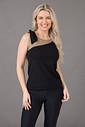 Blusa Feminina 2 em 1 Detalhe No Ombro Caqui