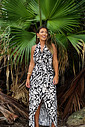 conjunto saída 1001 formas  floral preto e off