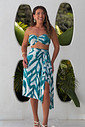 conjunto saída 1001 formas curta Acqua conjunto saída 1001 formas curta Acqua