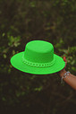 Chapéu correntes verde