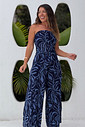 Calça macacão Jardim celeste Calça macacão Jardim celeste