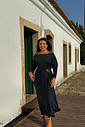 Vestido Grécia outono preto Vestido Grécia outono preto