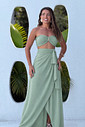 Conjunto saída 1001 formas verde camomila Conjunto saída 1001 formas verde camomila