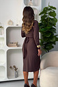 Vestido Grécia outono marrom