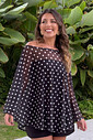 Bata em tule & top poá Bata em tule & top poá