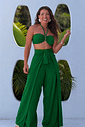 Conjunto Calça Macacão & Top Verde Bandeira Conjunto Calça Macacão & Top Verde Bandeira