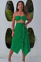 Conjunto saída 1001 formas curta & top Verde Bandeira Conjunto saída 1001 formas curta & top Verde Bandeira