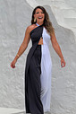 Conjunto calça e macacão duo preto e branco Conjunto calça e macacão duo preto e branco