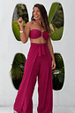 Conjunto Calça Macacão Fúcsia