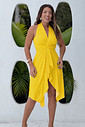 Conjunto saída 1001 formas curta & top amarelo Conjunto saída 1001 formas curta & top amarelo