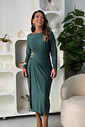 Vestido Grécia outono esmeralda Vestido Grécia outono esmeralda