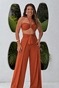 Conjunto calça & macacão ferrugem Conjunto calça & macacão ferrugem
