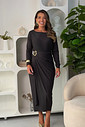 Vestido Grécia outono preto Vestido Grécia outono preto
