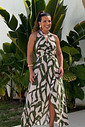 conjunto saída 1001 formas longa acqua verde conjunto saída 1001 formas longa acqua verde