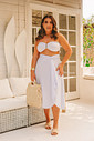 Conjunto saída 1001 formas curta & top branco Conjunto saída 1001 formas curta & top branco