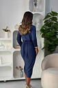 Vestido Grécia outono azul marinho Vestido Grécia outono azul marinho