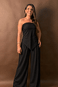 Calça lenço preta Calça lenço preta