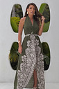 Saída 1001 formas longa verde serena Saída 1001 formas longa verde serena