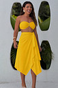 Conjunto saída 1001 formas curta & top amarelo Conjunto saída 1001 formas curta & top amarelo