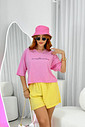 CROPPED OVERSIZED  _  HEI. DON´T FORGET _ ROSA