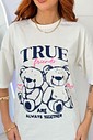 T-SHIRT OVERSIZED _ TRUE FRIENDS T-SHIRT OVERSIZED _ TRUE FRIENDS