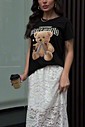 T SHIRT  _  COFFEESHOP DAILY GRIND  [TEDDY]