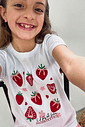 CAMISETA  INFANTIL  _  MORANGOS