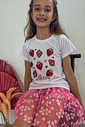 CAMISETA  INFANTIL  _  MORANGOS
