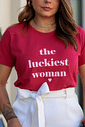 T SHIRT _  LUCKIEST WOMAN