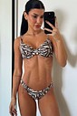 Conjunto: TOP GABI E CALCINHA DUDA ZEBRA MARROM Conjunto: TOP GABI E CALCINHA DUDA ZEBRA MARROM