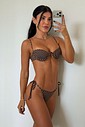 CONJUNTO: TOP WAVE E CALCINHA RIPPLE POÁ AMALFI