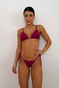 Conjunto: Top Simple e Calcinha Ripple Marsala Conjunto: Top Simple e Calcinha Ripple Marsala