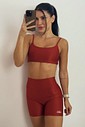 Conjunto: TOP E SHORTS CANELADO CHERRY Conjunto: TOP E SHORTS CANELADO CHERRY