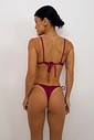 Conjunto: Top Simple e Calcinha Ripple Marsala Conjunto: Top Simple e Calcinha Ripple Marsala