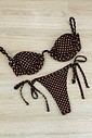 CONJUNTO: TOP WAVE E CALCINHA RIPPLE POÁ AMALFI