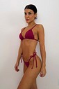 Conjunto: Top Simple e Calcinha Ripple Marsala Conjunto: Top Simple e Calcinha Ripple Marsala