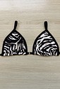 TOP DE BIQUÍNI CORTININHA SIMPLE ZEBRA TOP DE BIQUÍNI CORTININHA SIMPLE ZEBRA