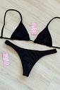 CONJUNTO: TOP LOLA E CALCINHA DUDA BLACK