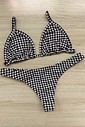 CONJUNTO: TOP SIMPLE E CALCINHA DUDA XADREZ PRETO CONJUNTO: TOP SIMPLE E CALCINHA DUDA XADREZ PRETO