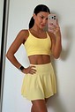 CONJUNTO: TOP FIT MEL E SHORT SAIA ACTIVE BUTTER